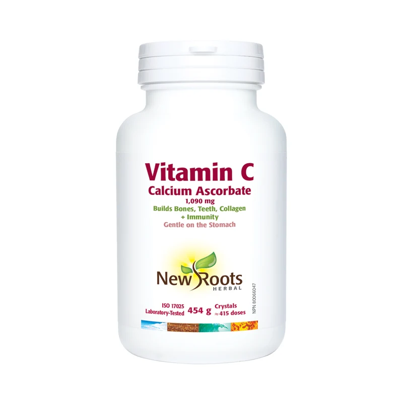 New Roots - Vitamin C CalcIUm Ascorbate 1,090 mg | 454 g
