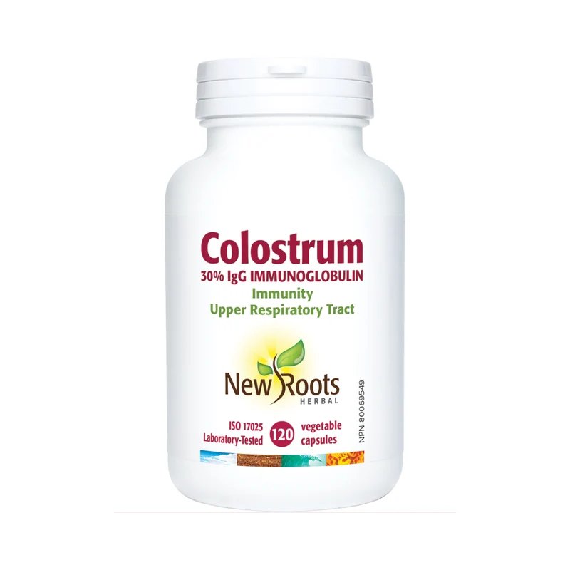 New Roots - Colostrum 30% IgG Immunoglobulin | 120 capsules
