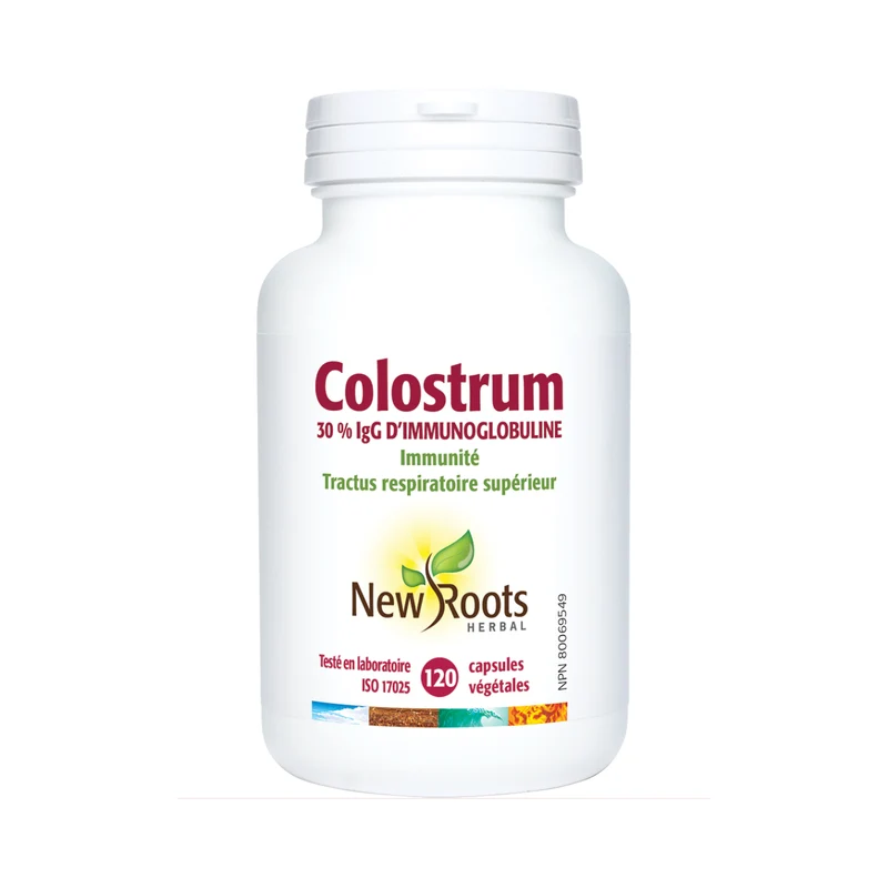 New Roots - Colostrum 30% IgG Immunoglobulin | 120 capsules