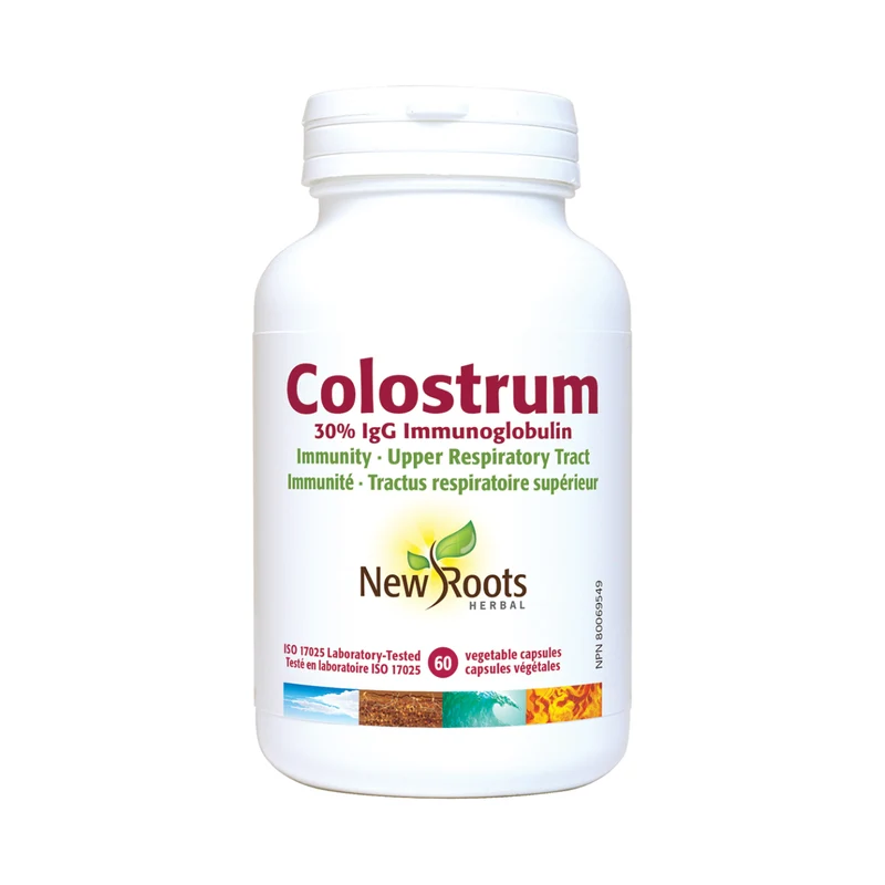 New Roots - Colostrum 30% IgG Immunoglobulin | 60 capsules
