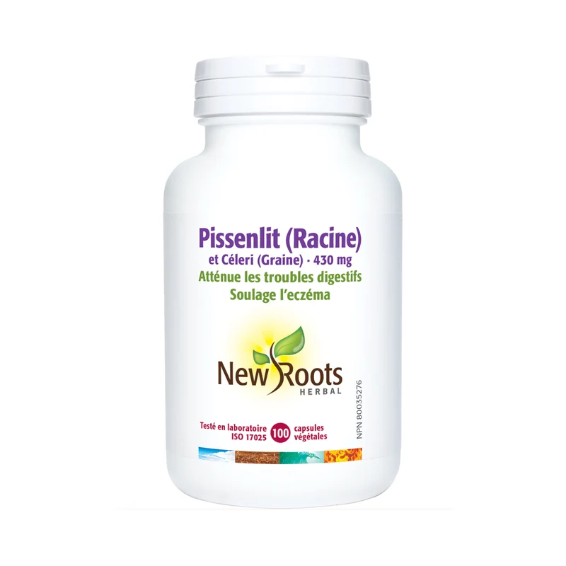 New Roots - Dandelion Root and Celery Seed 430 mg | 100 capsules