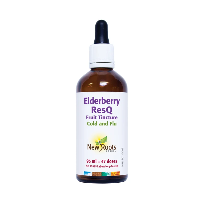 New Roots - Elderberry ResQ European Berries Fruit Tincture | 95 mL