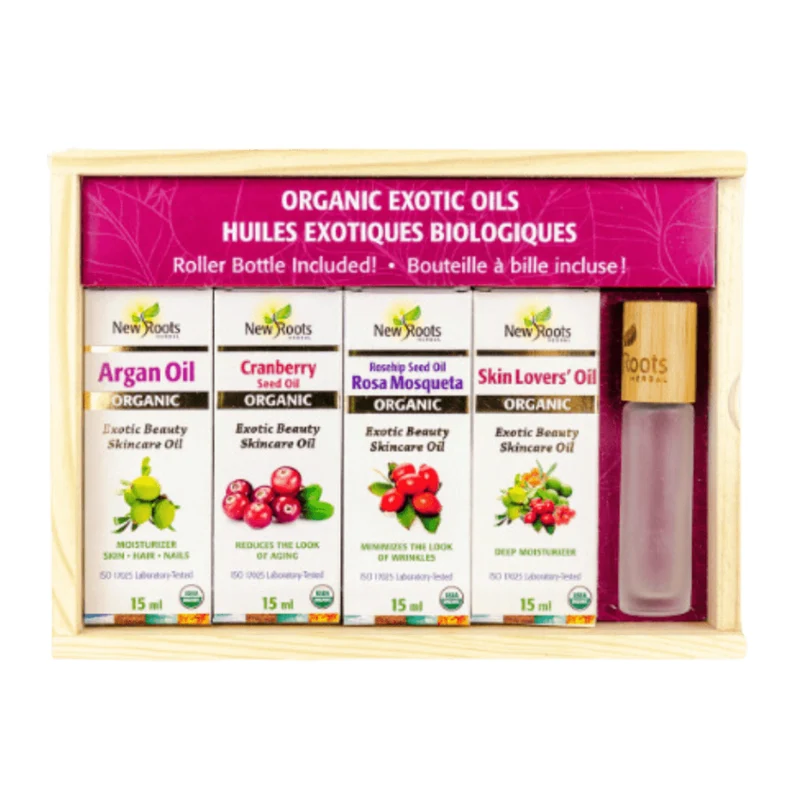 New Roots - Exotic Oils Gift Set Organic Exotic Oils Collection | Gift Set