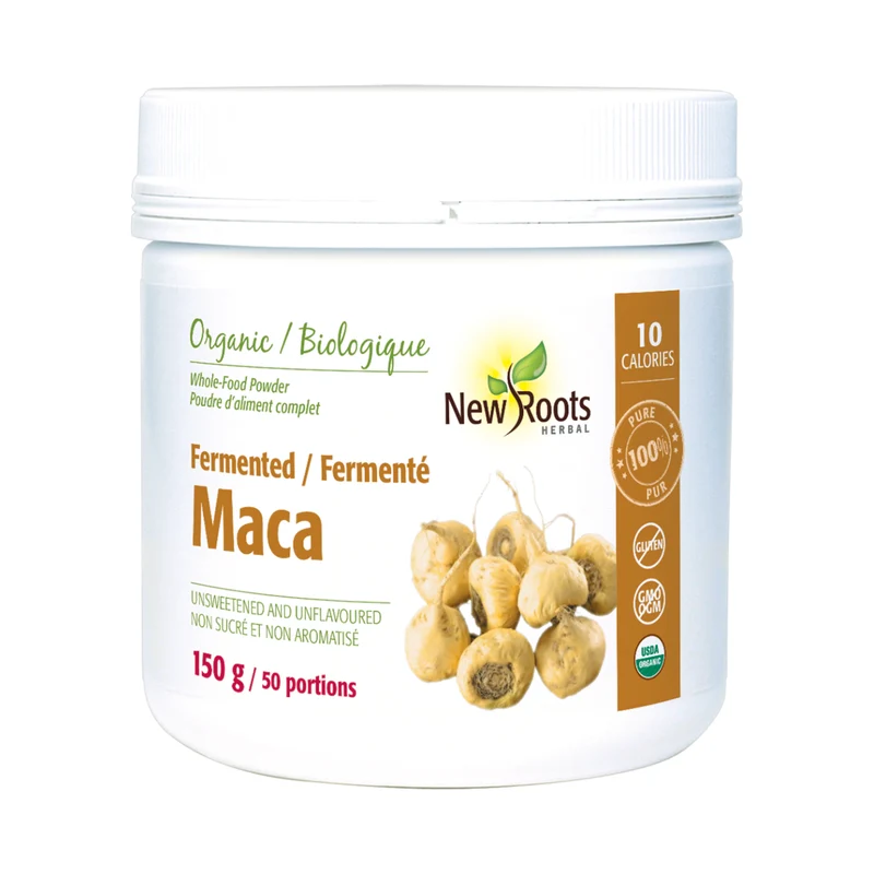 New Roots - Organic Fermented Maca Whole-Food Powder 100% Pure | 150 g