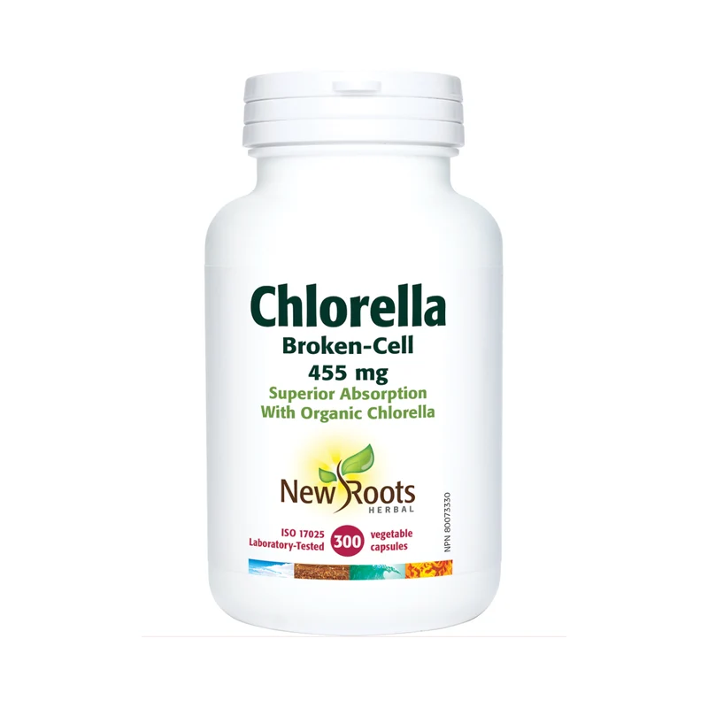 New Roots - Chlorella Broken-Cell 455 mg | 300 capsules