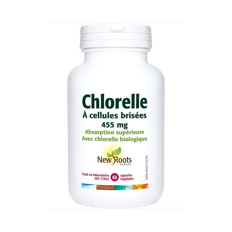 New Roots - Chlorella Broken-Cell 455 mg | 60 capsules