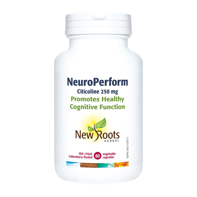 New Roots - NeuroPerform - Citicoline 250 MG | 60 Vegetable Capsules