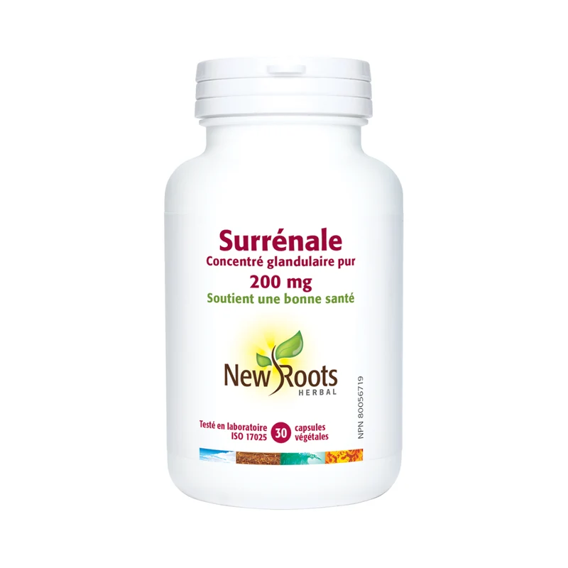 New Roots - Adrenal Pure Glandular Concentrate 200 mg | 30 capsules