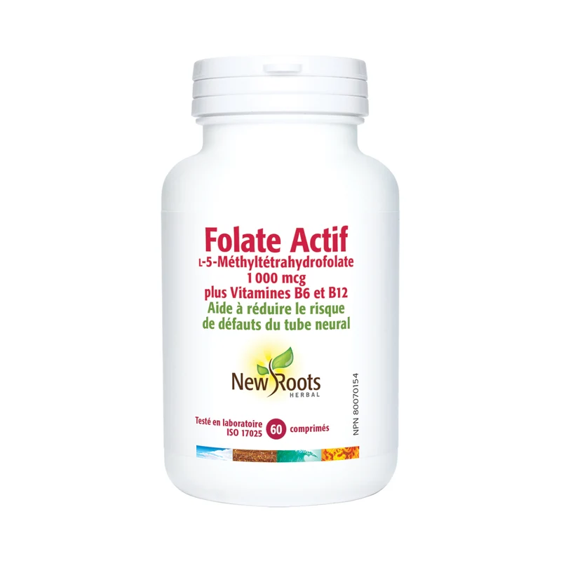 New Roots - B6 + B12 Folic Acid Supplement | 60 Tablets