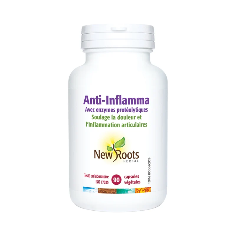 New Roots - Anti-Inflamma With Proteolytic Enzymes | 90 capsules