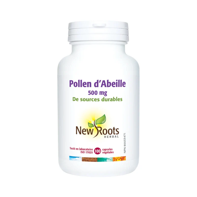 New Roots - Bee Pollen 500 mg | 100 capsules