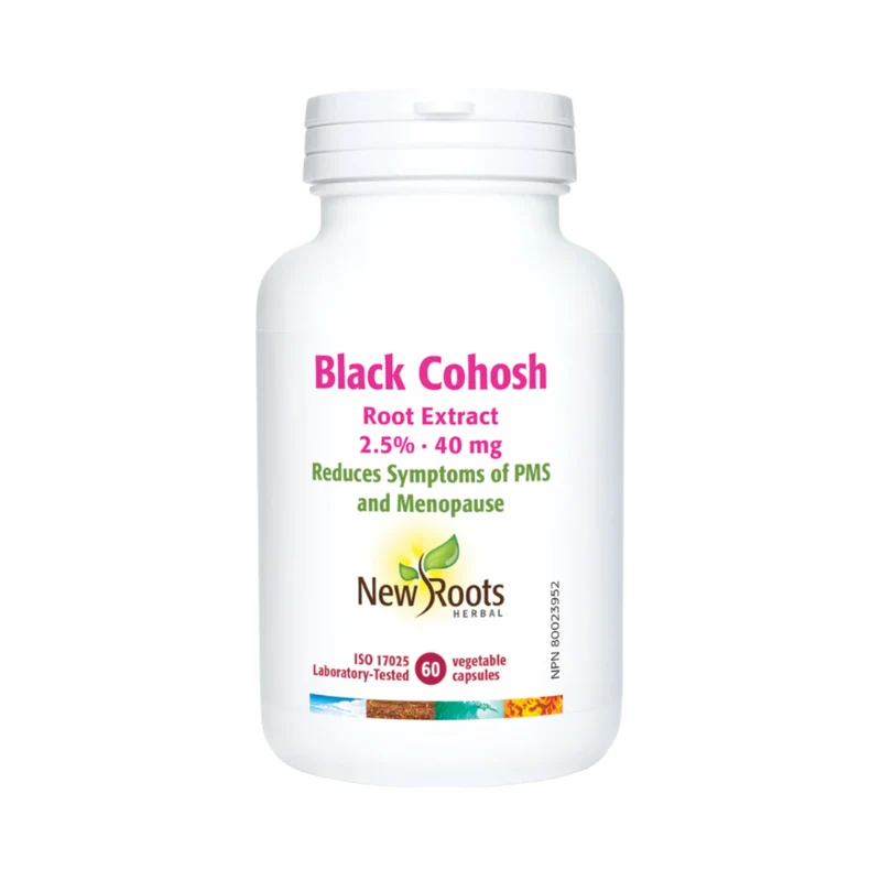 New Roots - Black Cohosh Root Extract 2.5% 40 mg | 60 capsules