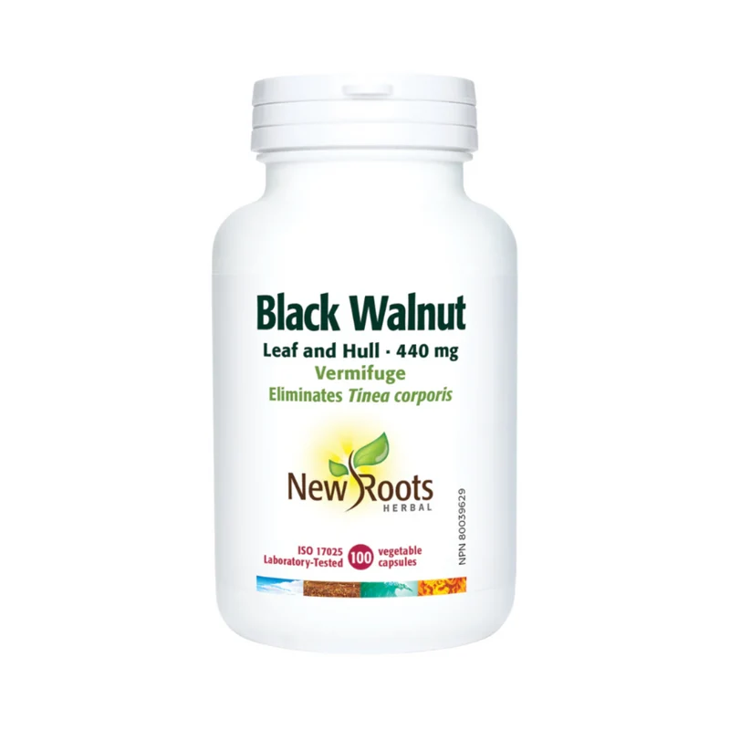New Roots - Black Walnut Leaf and Hull 440 mg | 100 capsules
