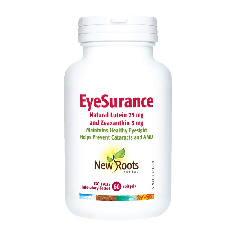 New Roots - EyeSurance - Lutein & Zeaxanthin | 60 Softgels