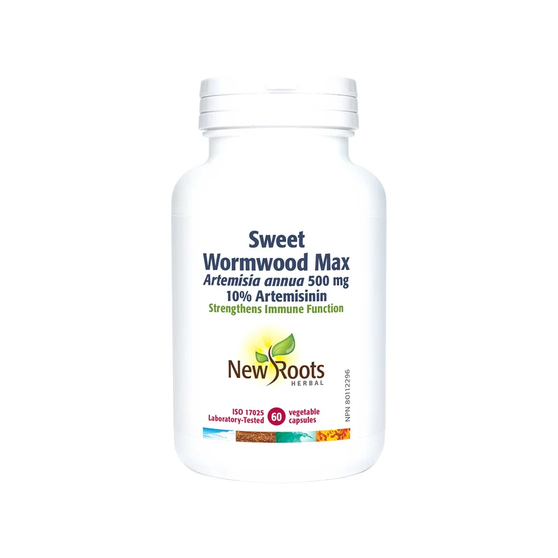 New Roots - Sweet Wormwood Max, Artemisia Annua 500 mg | 60 Vegetable Capsules