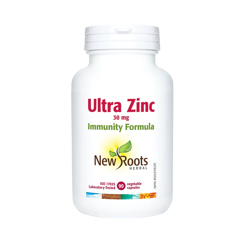 New Roots - UltraZinc 30 mg | 90 Vegetable Capsules