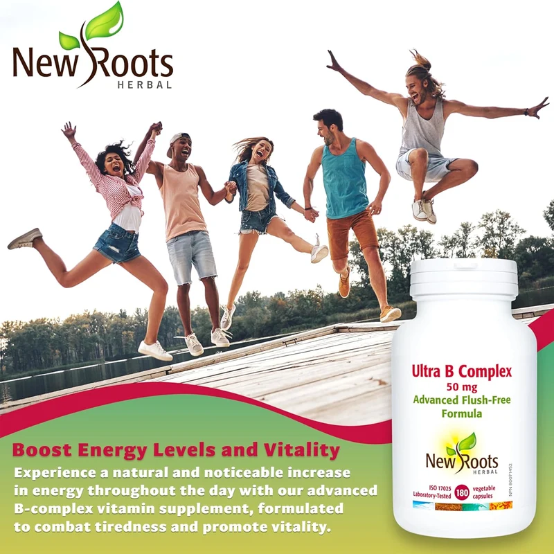 New Roots - Ultra B Complex 50mg | 60 Vegetable Capsules