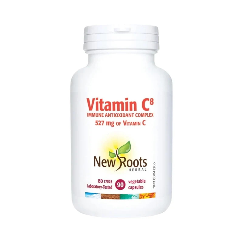 New Roots - Vitamin C8 Immune Antioxidant Complex 527 mg | 90 Capsules