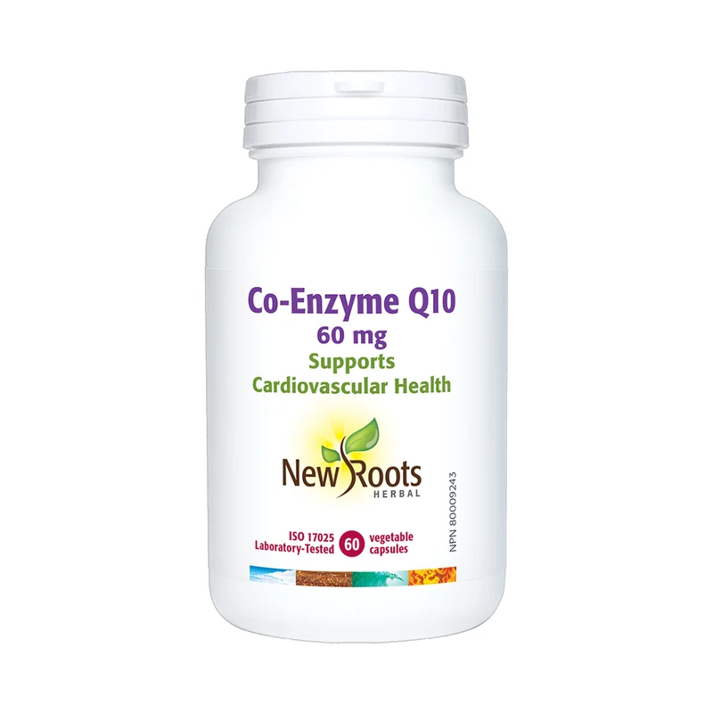 New Roots - Co-Enzyme Q10 100mg | 60 Vegetable Capsules*