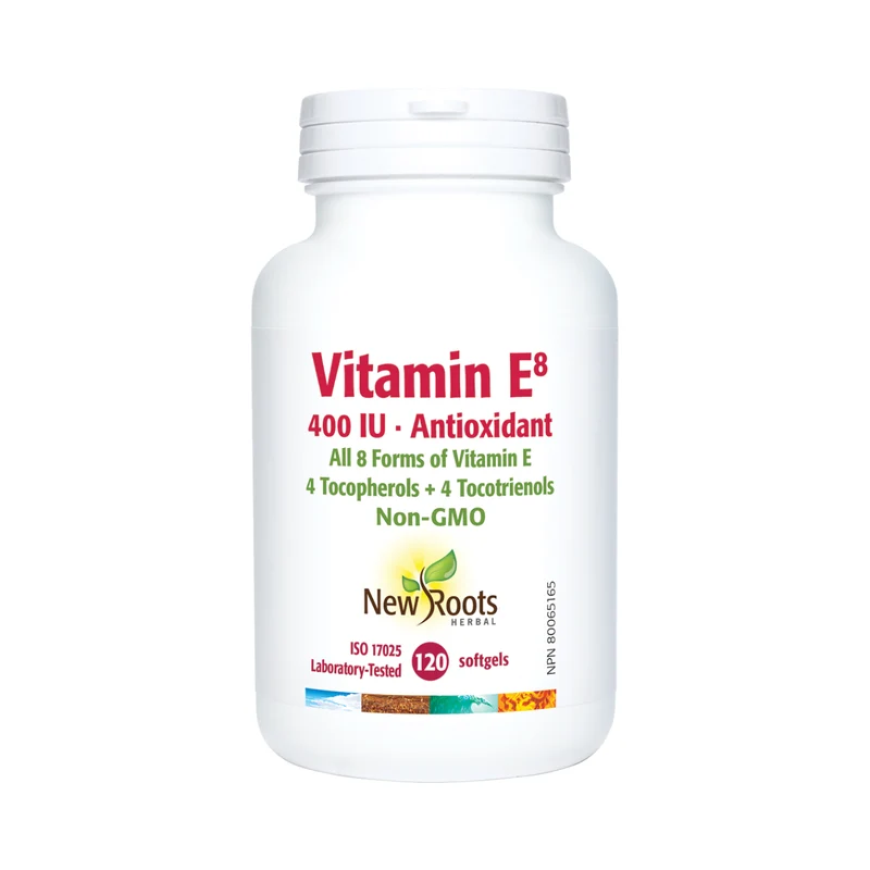 New Roots - Vitamin E⁸ 400 IU Antioxidant | 120 Softgels