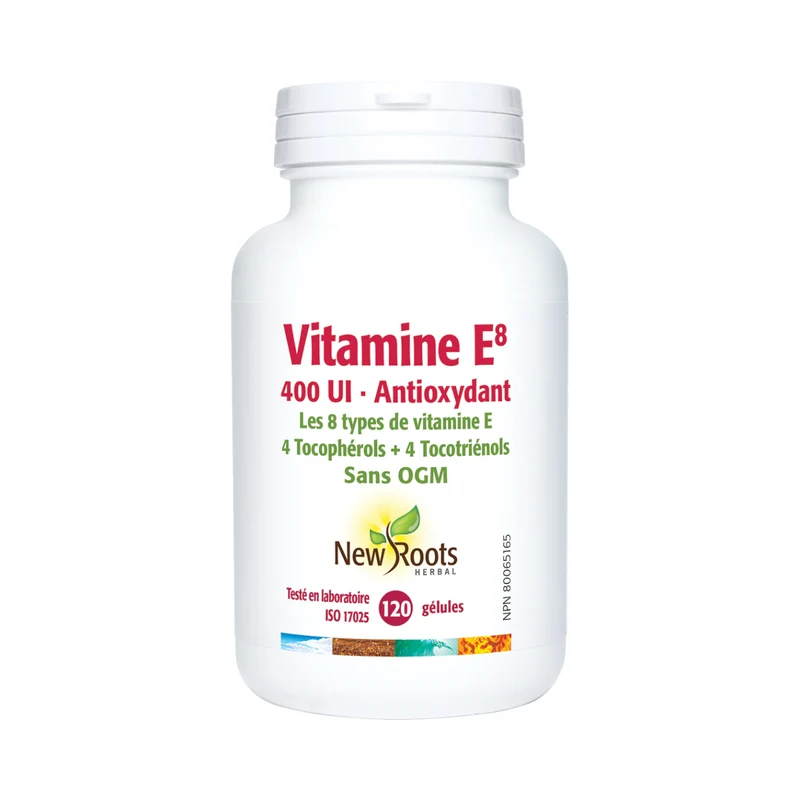 New Roots - Vitamin E⁸ 400 IU Antioxidant | 120 Softgels