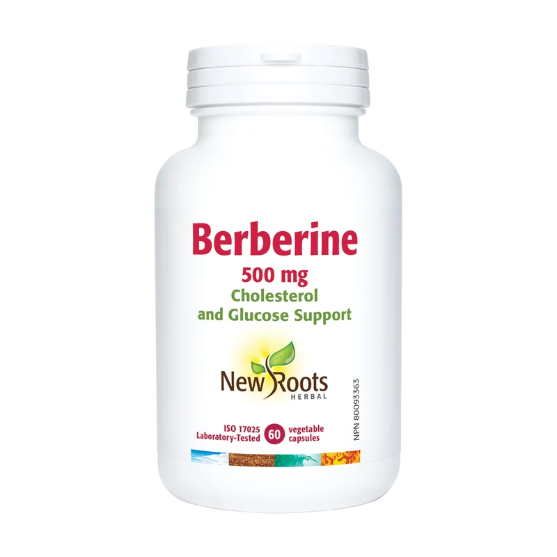 New Roots - Berberine 500 mg | 60 Vegetable Capsules