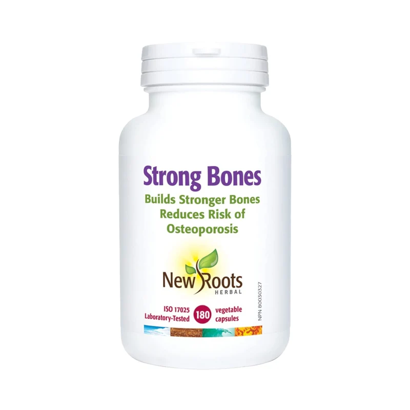 New Roots - Strong Bones | 180 Vegetable Capsules*