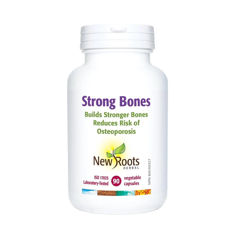 New Roots - Strong Bones | 90 Vegetable Capsules