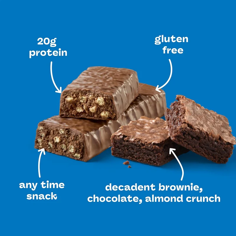 think! - High Protein Bar No Sugar Added, Brownie Delight | 60 g