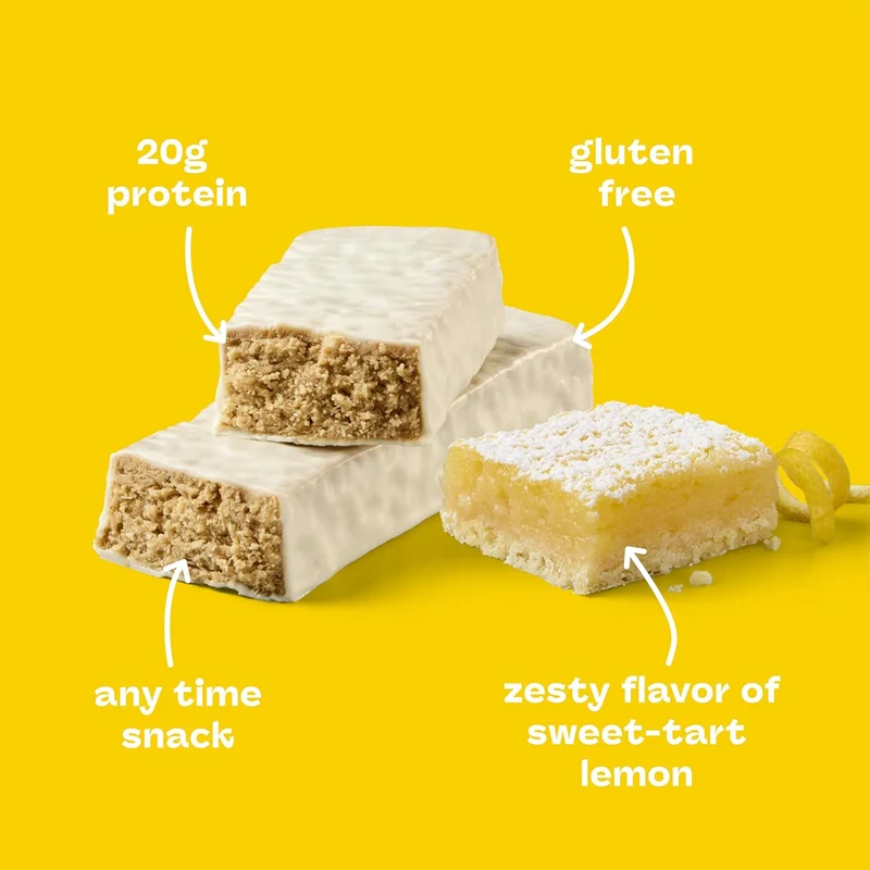 think! - High Protein Bar No Sugar Added, Lemon Delight | 60 g