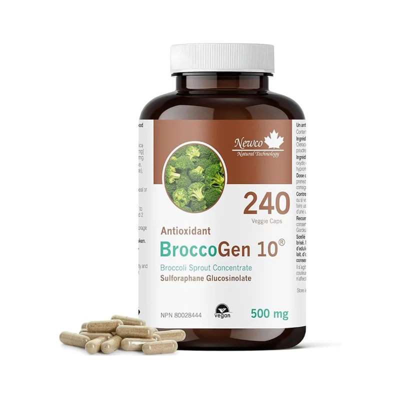 Newco - BroccoGen 10 Sulforaphane Glucosinolate | 240 Capsules