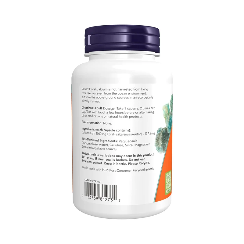 NOW Coral Calcium 1000 mg | 100 Caps