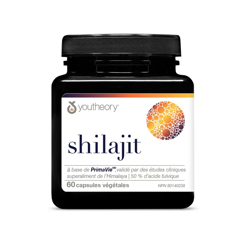 Youtheory - Shilajit 250 mg | 60 Veggie Capsules