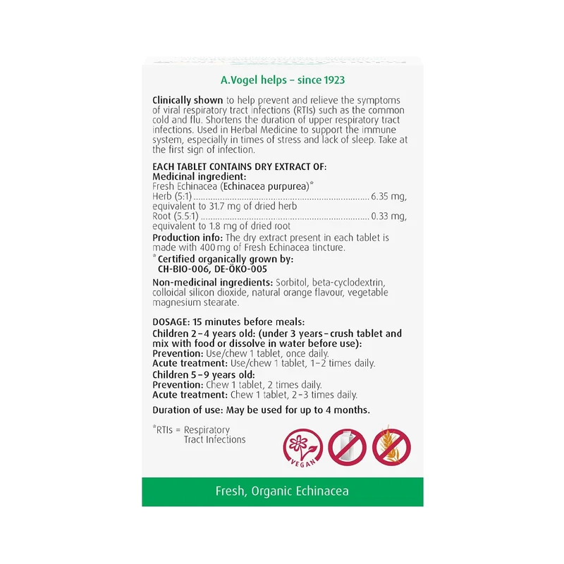 A.Vogel - Echinaforce Junior Chewable Tablets | 180 Tablets