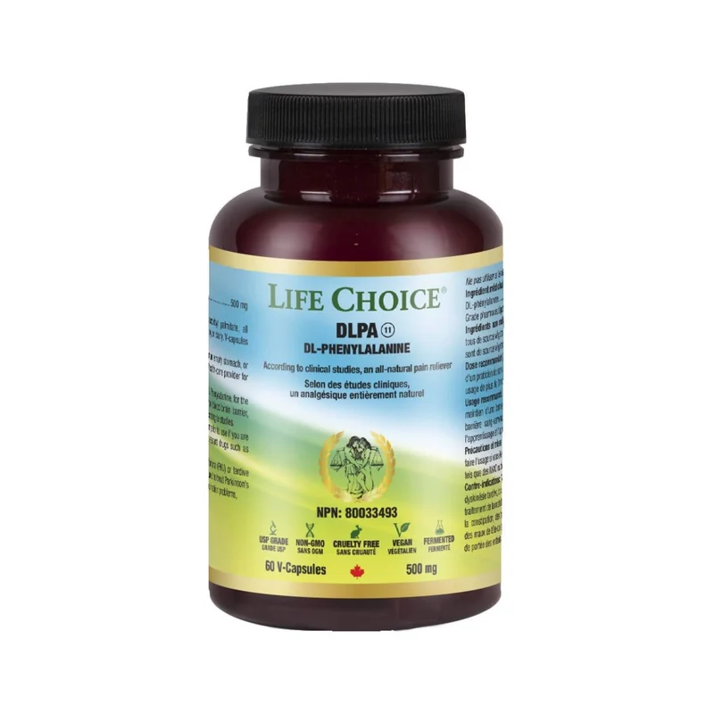 Life Choice - DLPA 500 mg | 60 Capsules