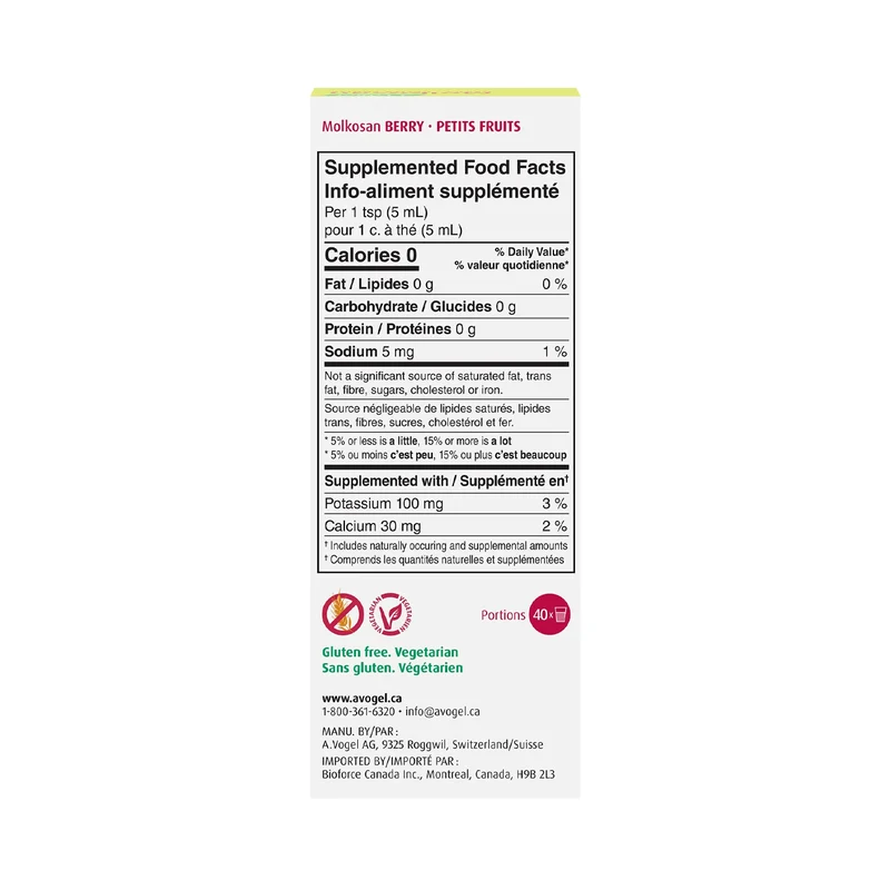 A.Vogel - Molkosan Berry Concentrated Lacto-fermented Whey | 200 mL