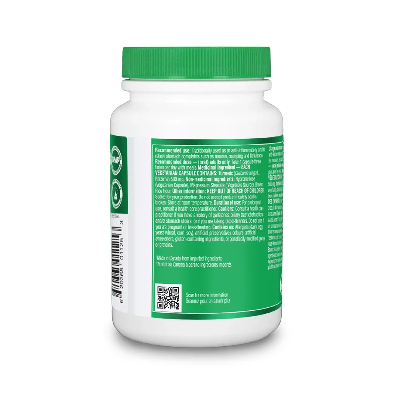 Organika - Curcumin 500 mg | 120 Capsules