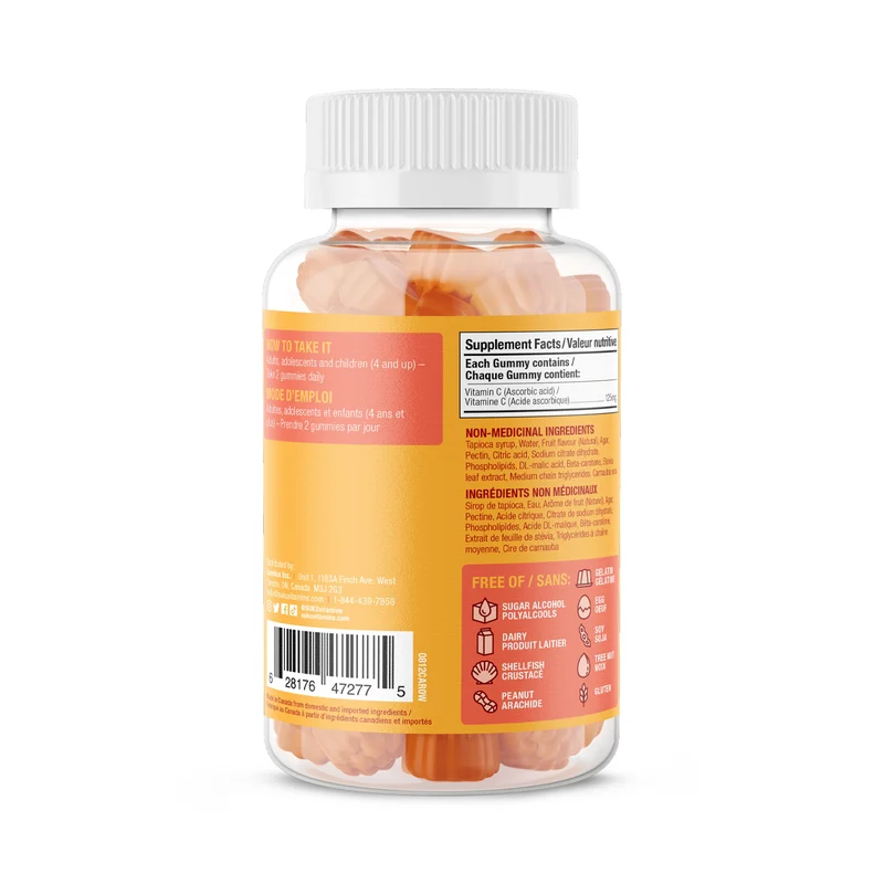Suku Vitamins - Sugar-Free Vitamin C 250 mg Gummies | 60 Gummies