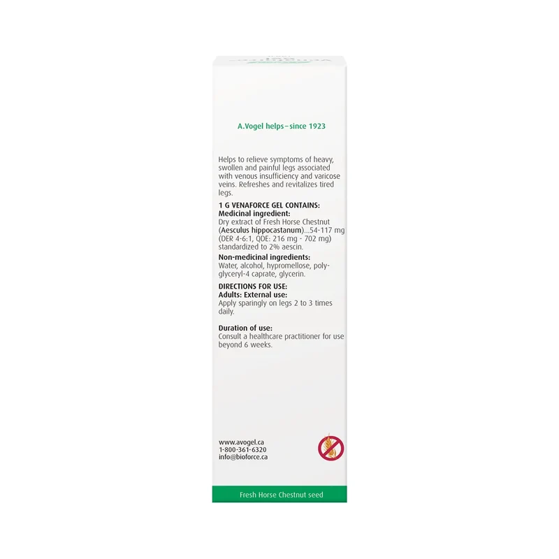 A.Vogel - Venaforce Horse Chestnut Gel for Heavy Legs | 100 g