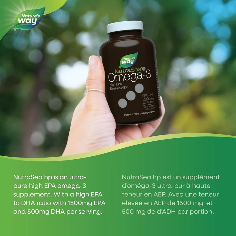 NutraSea - Omega-3 High EPA, Fresh Mint | 60 Softgels