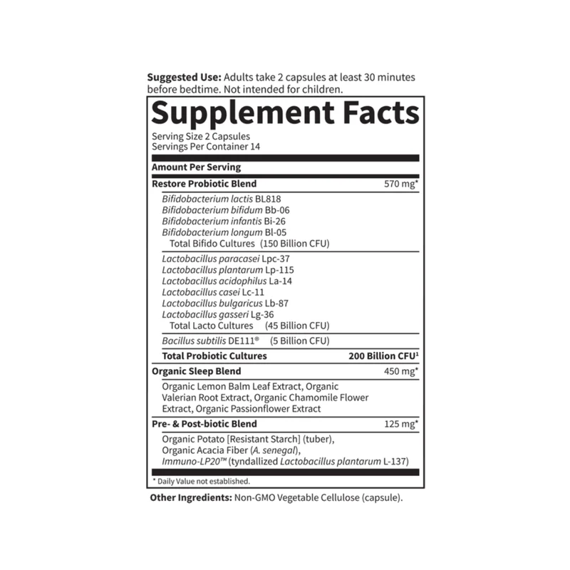 Garden of Life - Dr. Formulated Probiotics Restore | 28 Capsules