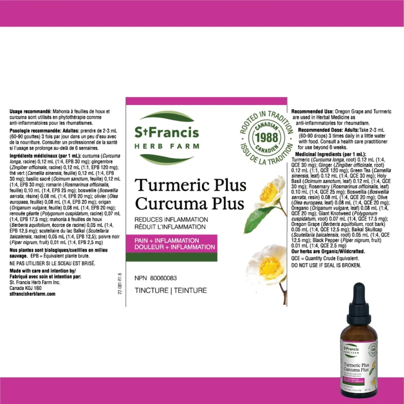 St. Francis - Turmeric Plus | 50 mL