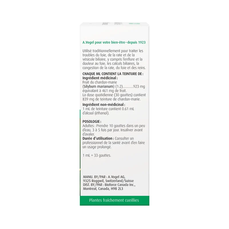 A.Vogel - Milk Thistle Liver Pain and Liver Disorders | 50 mL