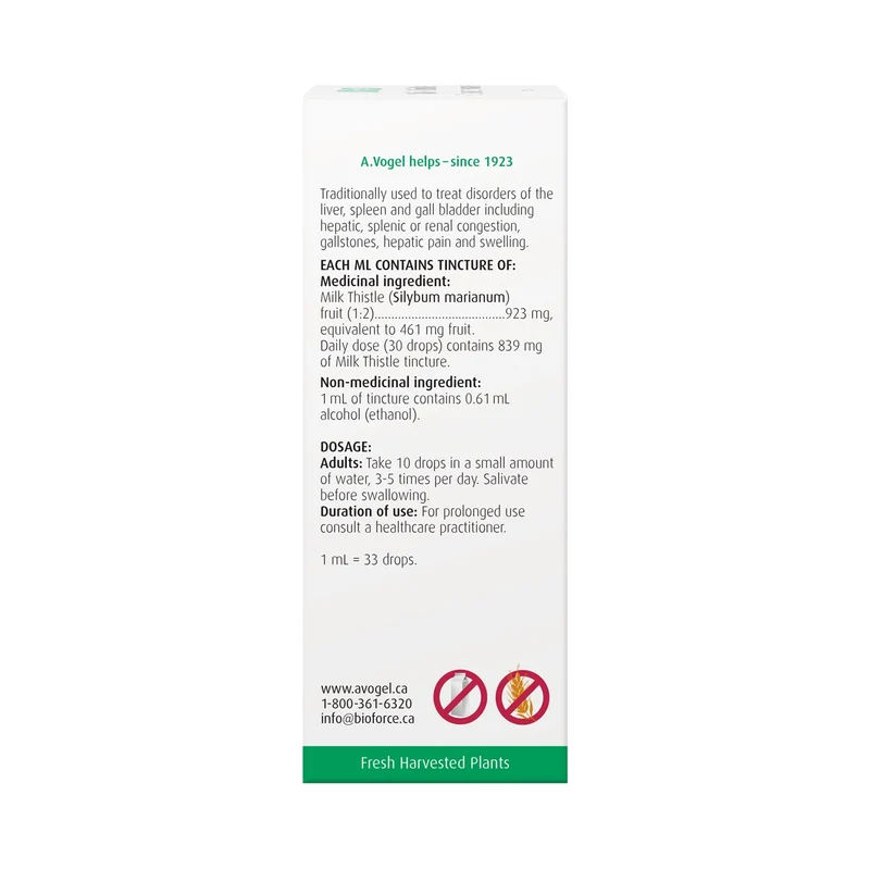 A.Vogel - Milk Thistle Liver Pain and Liver Disorders | 50 mL