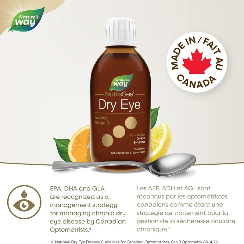 Nature's Way - NutraSea Dry Eye Targeted Omega-3, Citrus | 200 mL