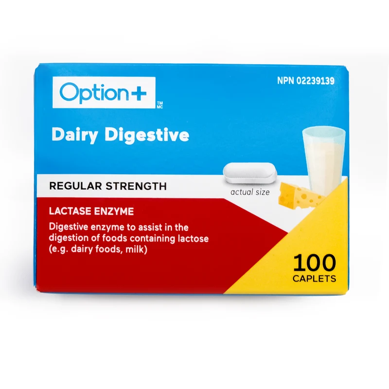 Option+ Dairy Digest Regular | 100 Caplets