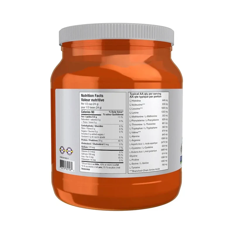 NOW - Pure Soy Isolate Pure Unflavoured | 544 g