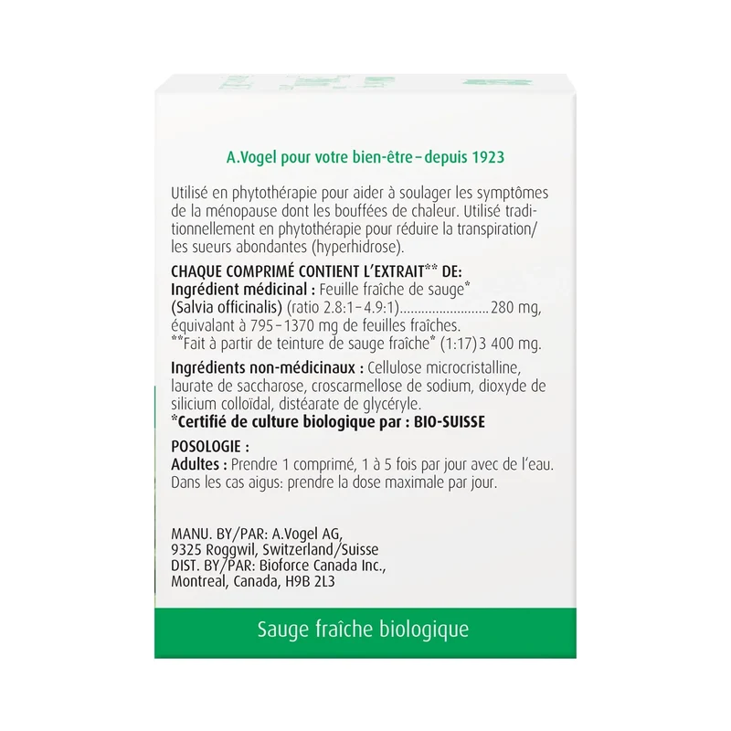 A.Vogel - MenoForce Menopausal Symptoms Supplement | 90 Tablets