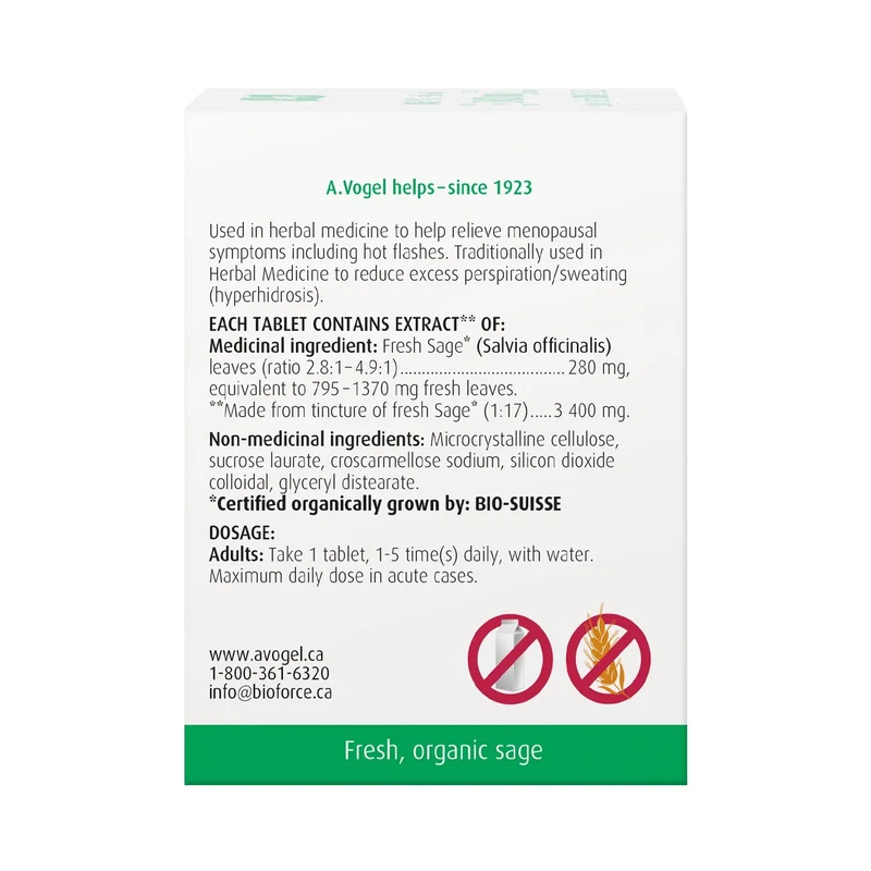 A.Vogel - MenoForce Menopausal Symptoms Supplement | 90 Tablets