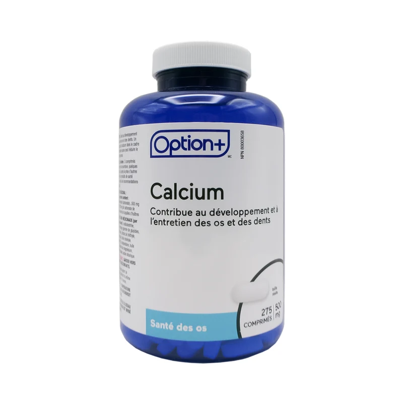 Option+ Calcium 500 mg | 275 Tablets